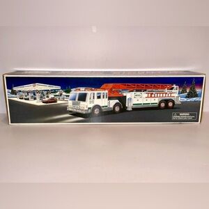 Hess Toy Truck 2000 Fire Engine Gasoline Promotional Collectible With Box